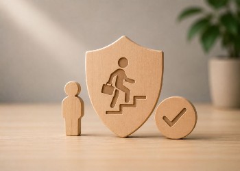 Berufsunfähigkeit Eine Hand malt einen Haken in eine Checkbox